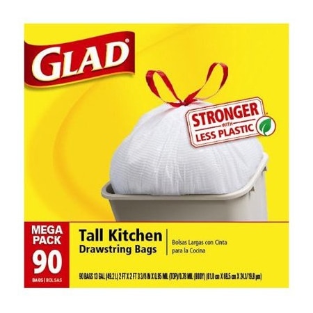 Clorox 90CT 13GAL Kitch Bag 78536